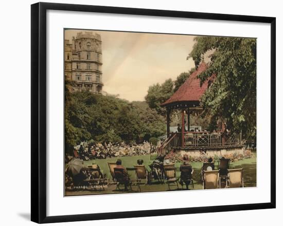 The Parade Gardens, Bath, Somerset, C1925-null-Framed Giclee Print