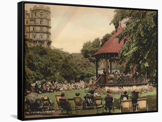 The Parade Gardens, Bath, Somerset, C1925-null-Framed Stretched Canvas