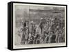 The Parade of the Colonial Troops at Buckingham Palace by the King-John Charlton-Framed Stretched Canvas