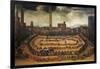 The Parade of the Contrade in Piazza Del Campo in Siena-Virginio Livraghi-Framed Giclee Print