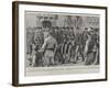 The Parade of United States Troops in Malta on their Way to the Philippines-Frank Dadd-Framed Giclee Print