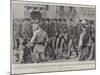 The Parade of United States Troops in Malta on their Way to the Philippines-Frank Dadd-Mounted Giclee Print