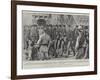 The Parade of United States Troops in Malta on their Way to the Philippines-Frank Dadd-Framed Giclee Print