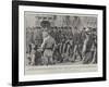 The Parade of United States Troops in Malta on their Way to the Philippines-Frank Dadd-Framed Giclee Print