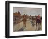 The Parade, or Race Horses in Front of the Stands, about 1866/68-Edgar Degas-Framed Giclee Print