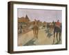 The Parade, or Race Horses in Front of the Stands, circa 1866-68-Edgar Degas-Framed Giclee Print