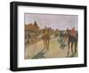 The Parade, or Race Horses in Front of the Stands, circa 1866-68-Edgar Degas-Framed Giclee Print