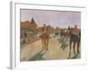 The Parade, or Race Horses in Front of the Stands, circa 1866-68-Edgar Degas-Framed Giclee Print