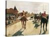 The Parade, or Race Horses in Front of the Stands-Edgar Degas-Stretched Canvas