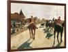 The Parade, or Race Horses in Front of the Stands-Edgar Degas-Framed Art Print