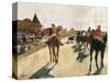 The Parade, or Race Horses in Front of the Stands-Edgar Degas-Stretched Canvas