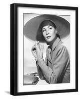 The Paradine Case, Alida Valli, 1947-null-Framed Photo