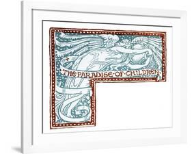 The Paradise of children-Walter Crane-Framed Giclee Print