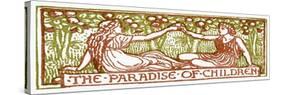 The Paradise of children-Walter Crane-Stretched Canvas