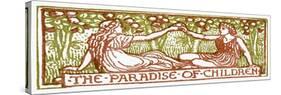 The Paradise of children-Walter Crane-Stretched Canvas