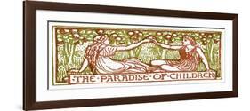 The Paradise of children-Walter Crane-Framed Giclee Print