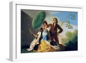 The Parasol, 1777-Francisco de Goya-Framed Giclee Print