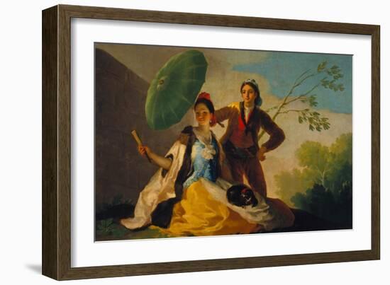 The Parasol, 1777-Francisco de Goya-Framed Giclee Print