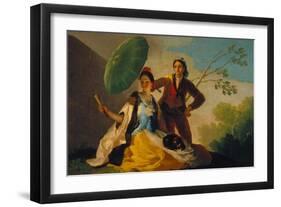 The Parasol, 1777-Francisco de Goya-Framed Giclee Print