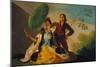 The Parasol, 1777-Francisco de Goya-Mounted Giclee Print