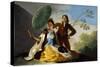 The Parasol, 1777-Francisco de Goya y Lucientes-Stretched Canvas