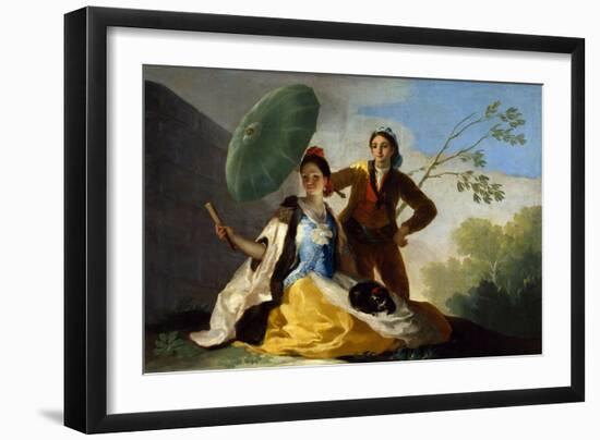 The Parasol, 1777-Francisco de Goya y Lucientes-Framed Giclee Print