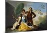 The Parasol, 1777-Francisco de Goya-Mounted Premium Giclee Print