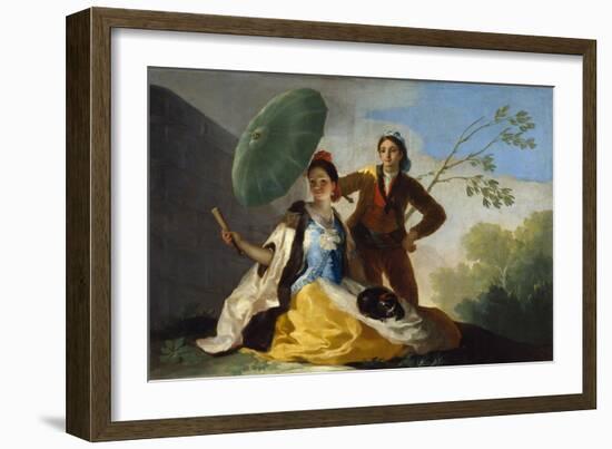 The Parasol, 1777-Francisco de Goya-Framed Giclee Print