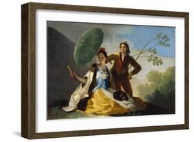 The Parasol, 1777-Francisco de Goya-Framed Giclee Print