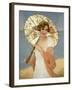 The Parasol-Francois Martin-Kavel-Framed Giclee Print