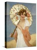 The Parasol-Francois Martin-Kavel-Stretched Canvas