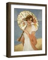 The Parasol-Francois Martin-Kavel-Framed Giclee Print