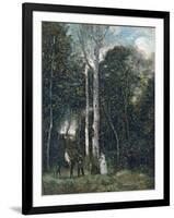 The Parc des Lions at Port-Marly, 1872-Jean-Baptiste-Camille Corot-Framed Giclee Print