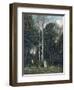 The Parc Des Lions at Port-Marly-Jean-Baptiste-Camille Corot-Framed Giclee Print