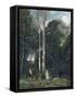 The Parc Des Lions at Port-Marly-Jean-Baptiste-Camille Corot-Framed Stretched Canvas