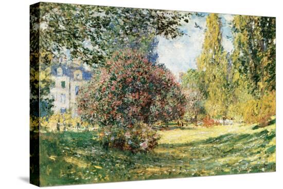 The Parc Monceau, Paris, c.1876-Claude Monet-Stretched Canvas