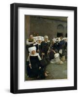 The Pardon in Brittany, 1886-Pascal Adolphe Jean Dagnan-Bouveret-Framed Giclee Print