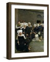 The Pardon in Brittany, 1886-Pascal Adolphe Jean Dagnan-Bouveret-Framed Giclee Print