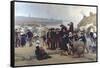 The Pardon in Brittany-Theophile Louis Deyrolle-Framed Stretched Canvas