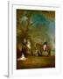 The Pares Family of Hopwell in a Wooded Landscape-John E. Ferneley-Framed Giclee Print