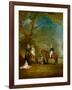 The Pares Family of Hopwell in a Wooded Landscape-John E. Ferneley-Framed Giclee Print