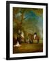 The Pares Family of Hopwell in a Wooded Landscape-John E. Ferneley-Framed Giclee Print