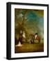 The Pares Family of Hopwell in a Wooded Landscape-John E. Ferneley-Framed Giclee Print