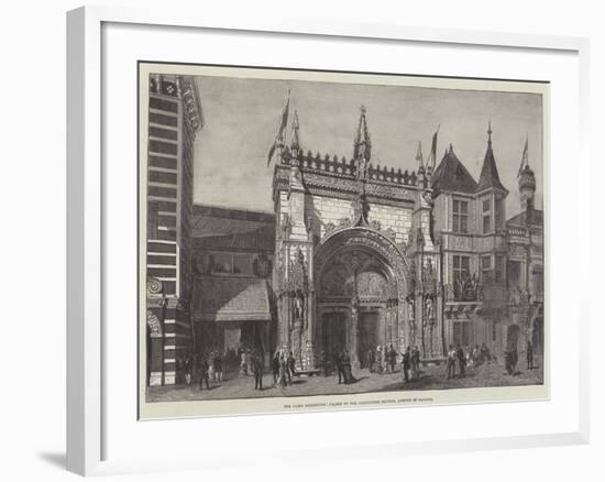 The Paris Exhibition, Facade of the Portuguese Section, Avenue of Nations-null-Framed Giclee Print