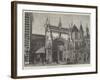 The Paris Exhibition, Facade of the Portuguese Section, Avenue of Nations-null-Framed Giclee Print