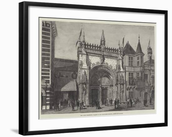 The Paris Exhibition, Facade of the Portuguese Section, Avenue of Nations-null-Framed Giclee Print