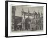 The Paris Exhibition, Facade of the Portuguese Section, Avenue of Nations-null-Framed Giclee Print