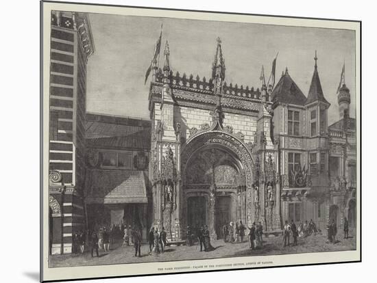 The Paris Exhibition, Facade of the Portuguese Section, Avenue of Nations-null-Mounted Giclee Print
