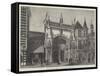 The Paris Exhibition, Facade of the Portuguese Section, Avenue of Nations-null-Framed Stretched Canvas