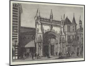 The Paris Exhibition, Facade of the Portuguese Section, Avenue of Nations-null-Mounted Giclee Print